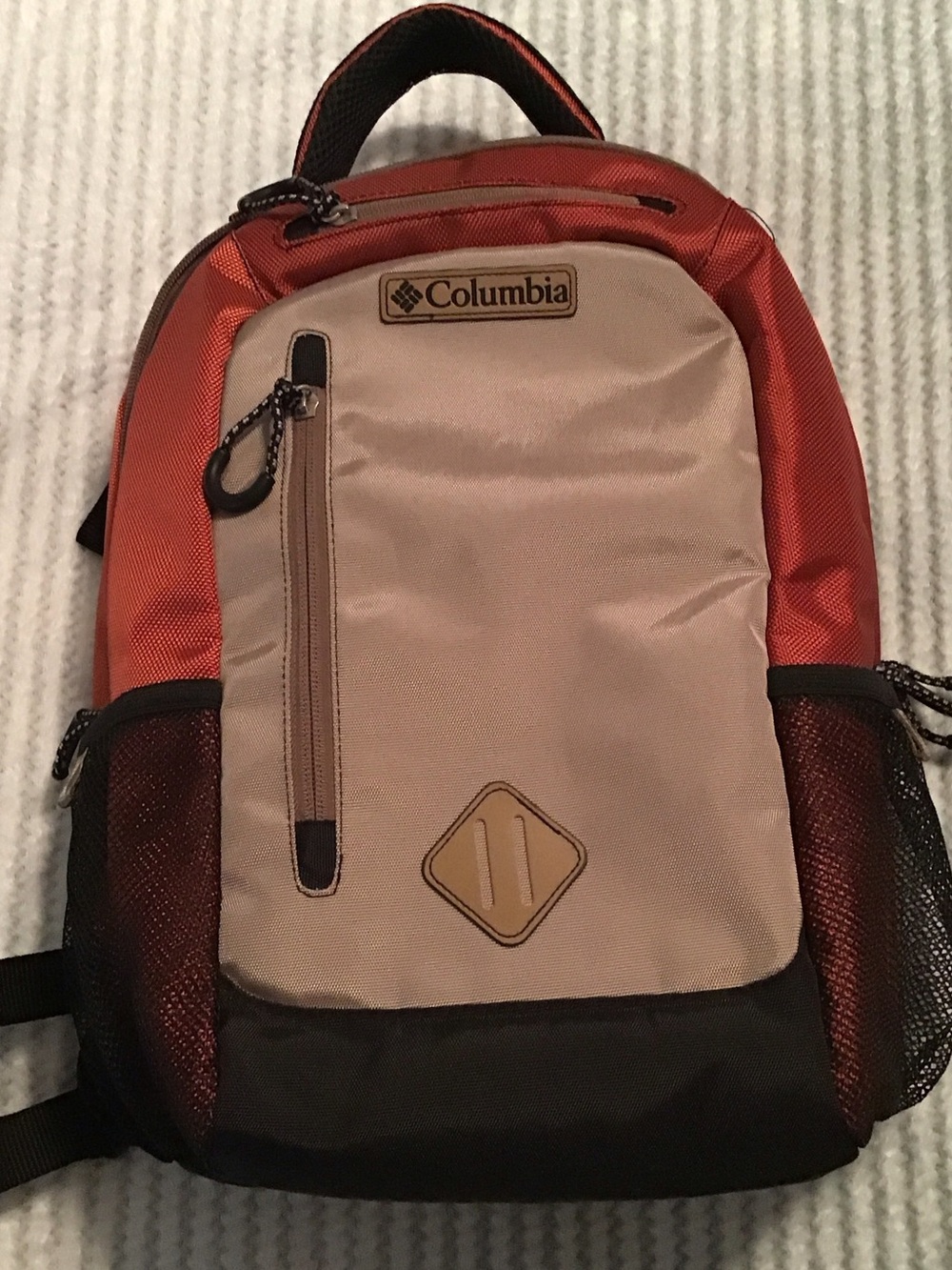 Columbia Men's Orange, Tan & Black Daypack Backpack